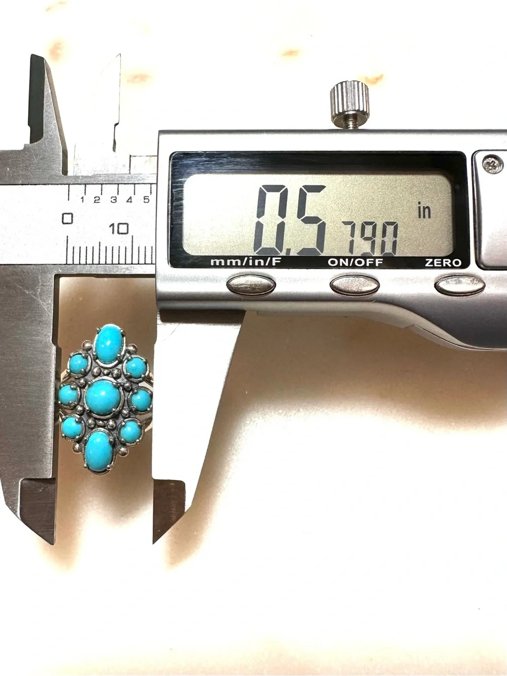 Carolyn Pollack ~ American West Sterling Silver Sleeping Beauty Turquoise Ring